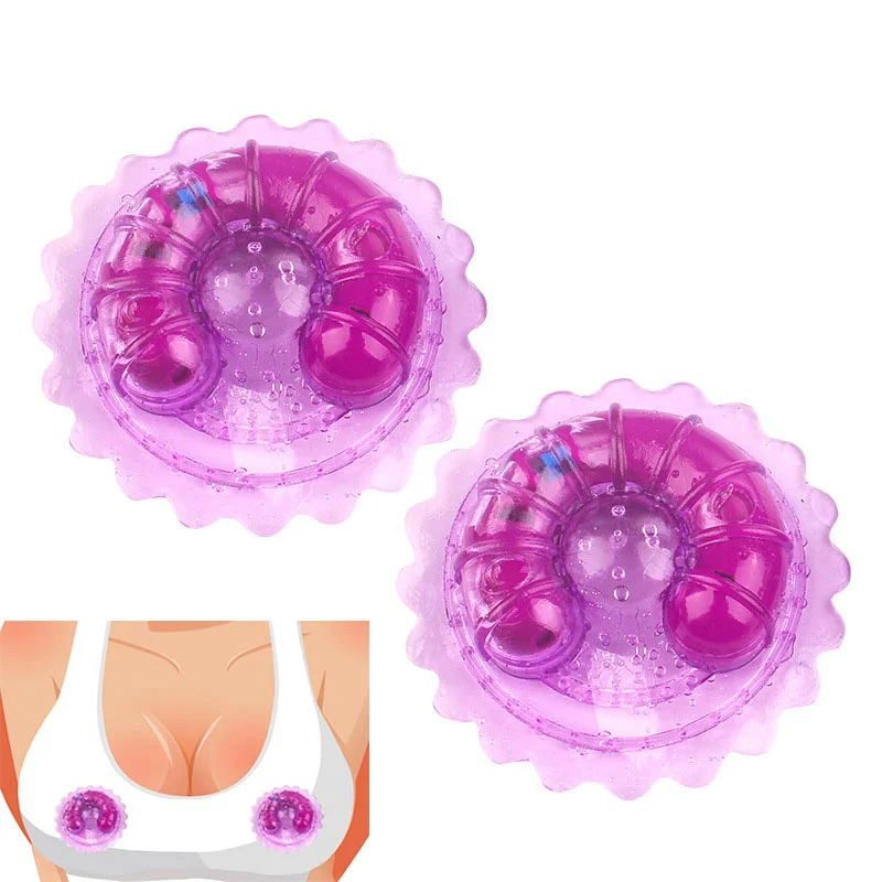 1 Pair Sexy Pasties Stickers Vibrators Sex Toys For Women Nipple Cover Vibrator Adult Couples Products Female Breast Stimulator