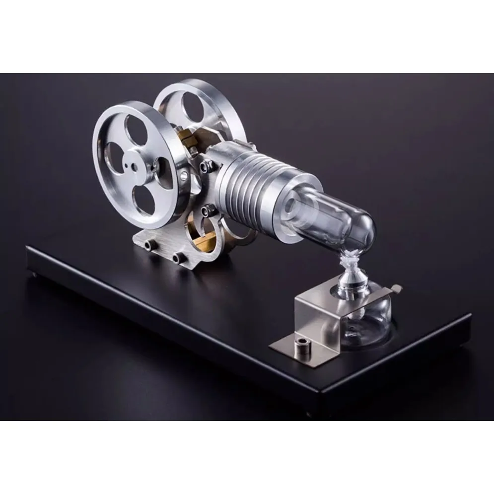 Tailing Engine Model Exhaust Steam Engine Children's Puzzle Toy Science and Education Experiment Production Ornament Gift