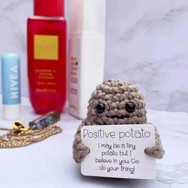 

Pocket Potato Doll Knitting Toy With Card Kids Wool Knitted Dolls Baby Boys Girls Toys Children Birthday Gifts Popular Toys 2023