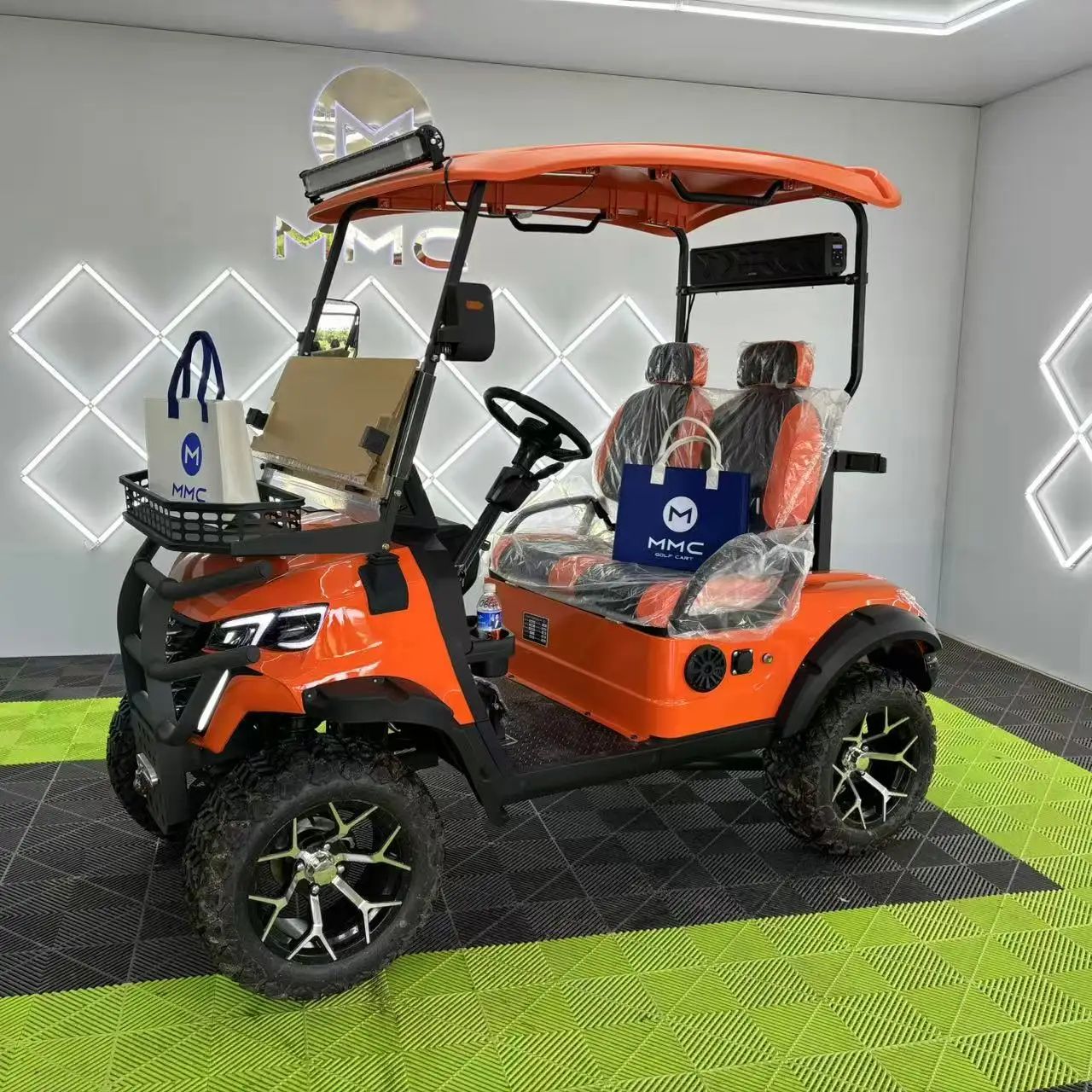 Electric Golf Buggy Scooter 4WD Street Legal 2/4/6 Seat Options 48/60/72V Battery Choice 10/15KW Club Car Style Golf Cart
