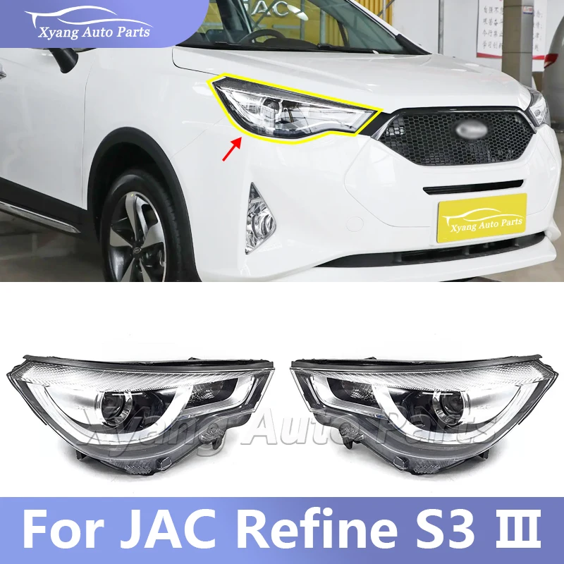

Front Bumper Headlight Head Light Front Lamp Assembly For JAC Refine Ⅲ R4121100U2260 R4121200U2260