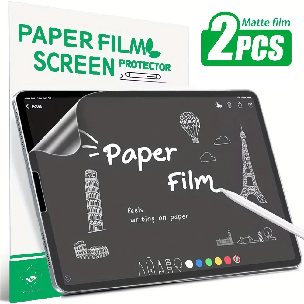 2PCS iPad Screen Protectors Paper Feel for iPad Pro 11 10/11