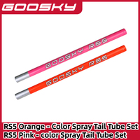 GOOSKY RS5 RC Model Aircraft 3D Stunt Helicopter Parts Orange-Pink Color Spray Tail Pipe GT060103