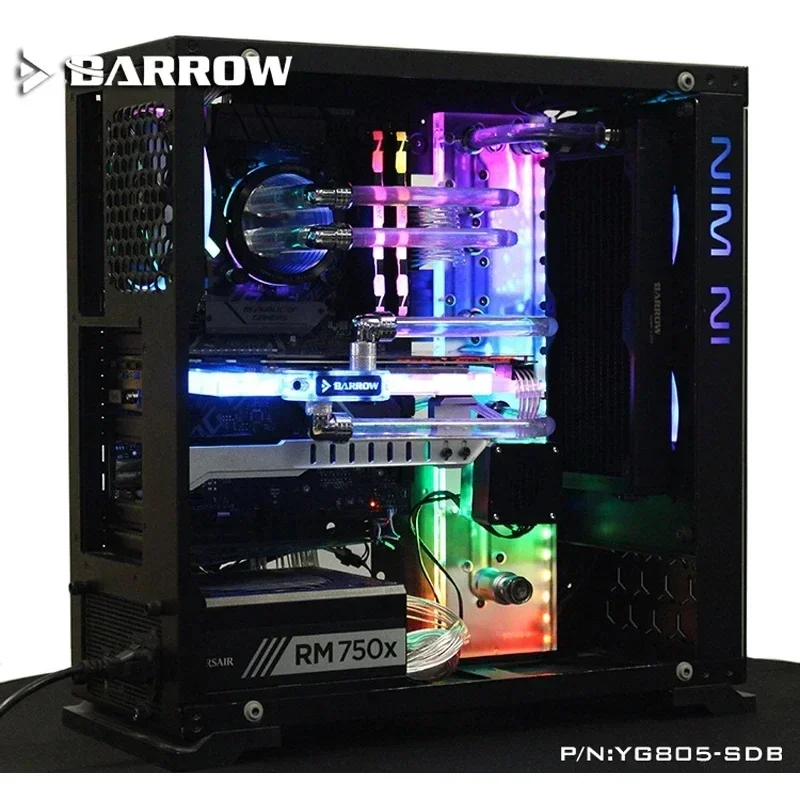 

Barrow Waterway Board Reservoir Water Tank For PC IN WIN 805/805C Case water cooling system construction 5V ARGB