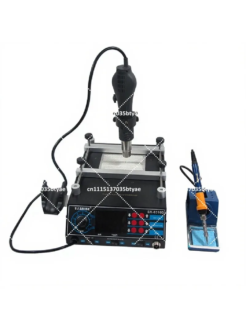 3 in 1 Soldering Station Hot Air Iron Preheat 8310D 110V 220V Repair Tool