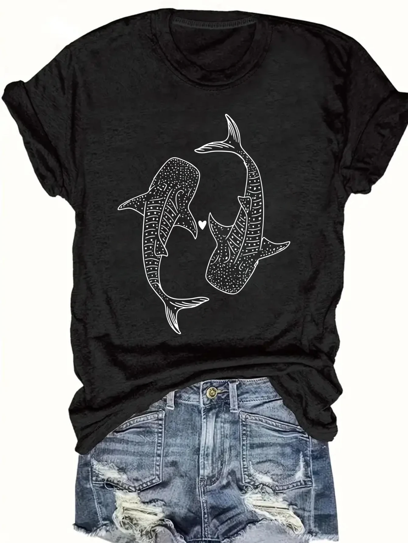 Women's plus size tank top Wha - đánh giá và giá Aquarium Fish Shark