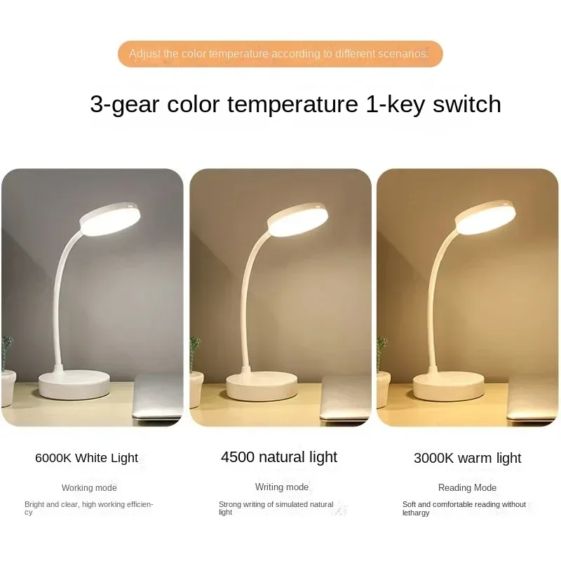 Led Table Desk Lamps Eye Protection Usb Rechargeble Learning Lights Childrens Bedroom Bedside Adjustment Reading Night Light