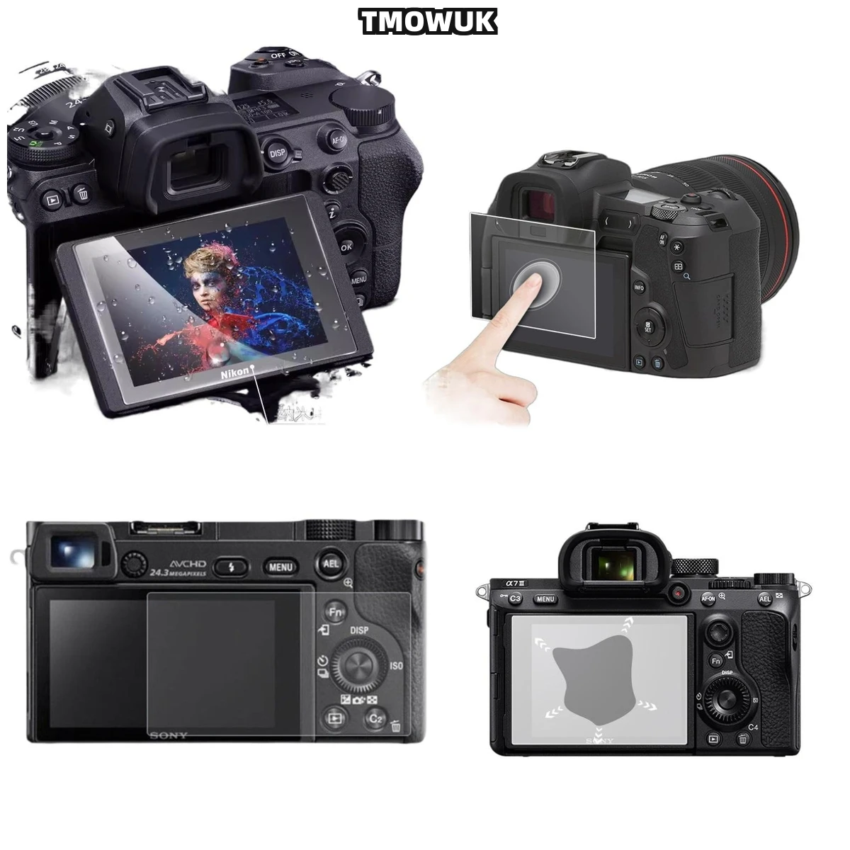 

Ultra-Thin For A6600 A6000 A6300 A5000 A6500 NEX6 NEX-5N NEX-7 9H Tempered Glass, Perfect Fit LCD Protection.