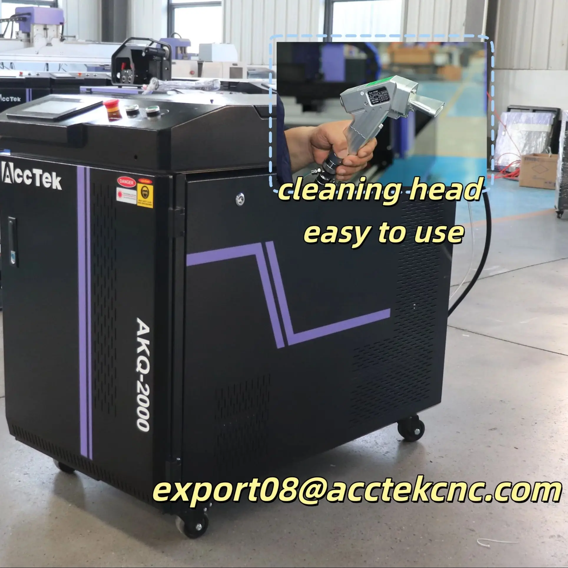 

Hot Sale Continue 2000W Handheld Fiber Laser Cleaning Machine Water Cooling for Laser Metal cleaning Laser Metal Rust Cleaning