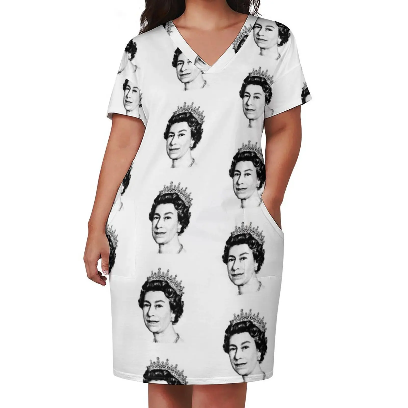 The queen Elisabeth Loose Pocket Dress elegant party dresses for women 2025 dress for women summer birthday dress