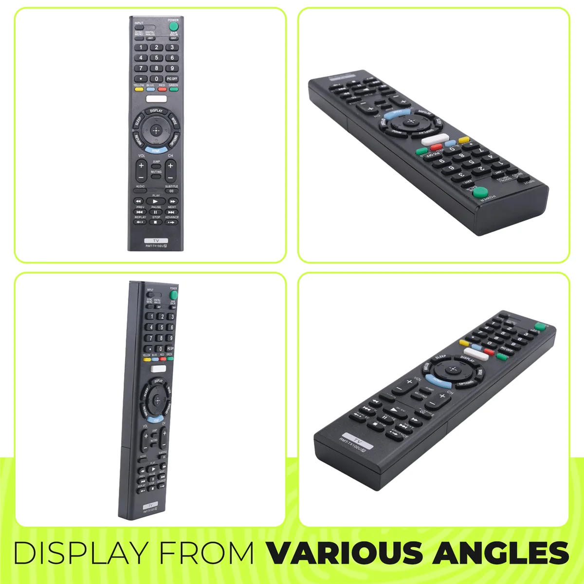 Control remoto inteligente A26Z para televisor Sony Rmt-Tx102U, Rmt-Tx100D, Rmt-Tx101J, Rmt-Tx101D, Rmt-Tx100E, Rmt-Tx101E, Rmt-Tx200