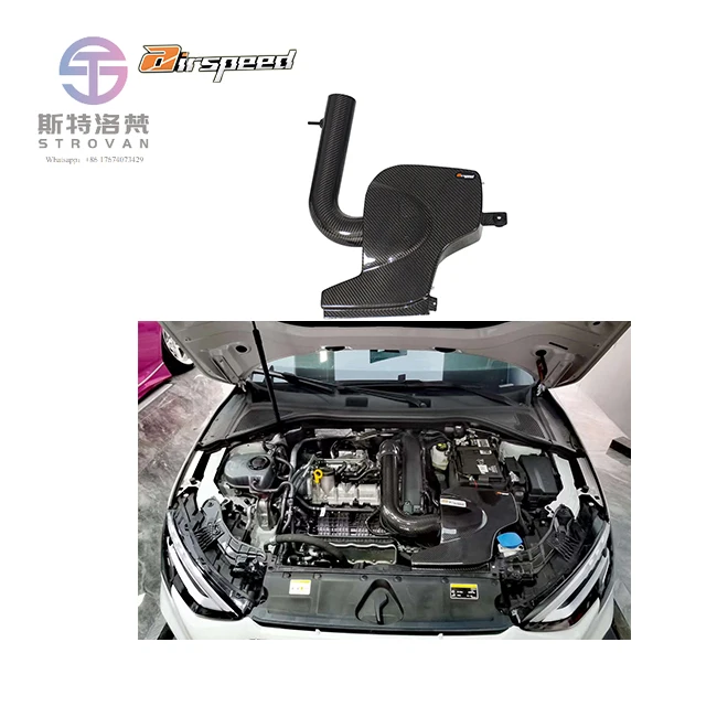 

Airspeed Original Design Style 100% Dry Carbon Fiber Cold Air Intake System For A3 EA113 1.4T 2014-UP