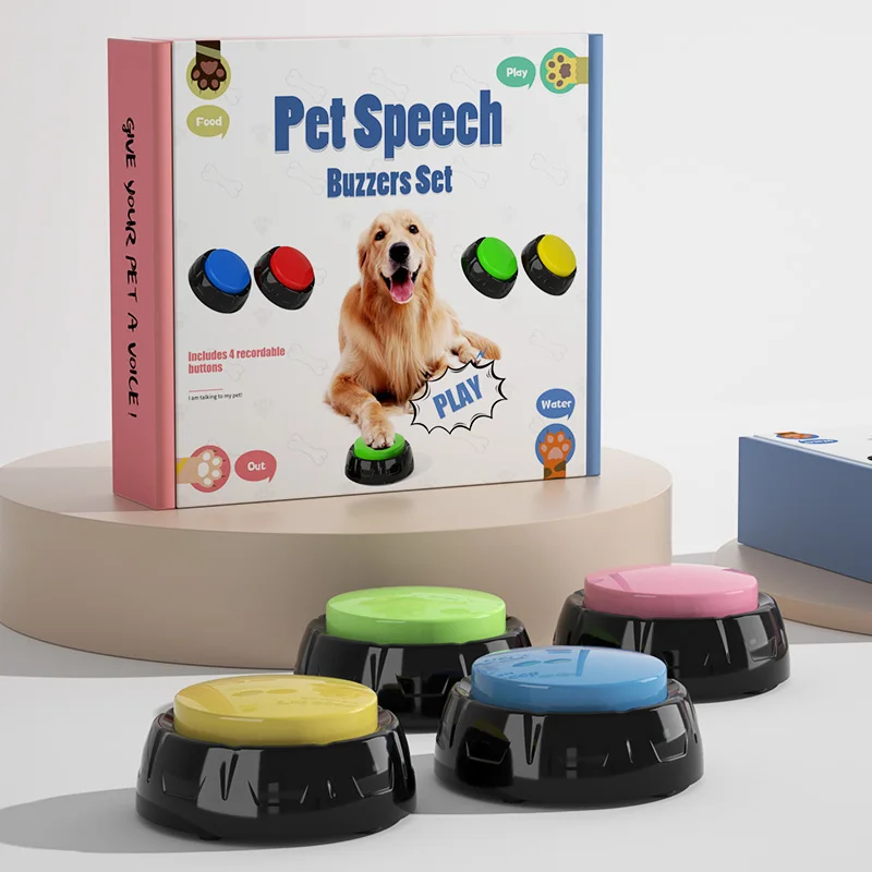 Recordable Dog Training Buttons Pet Talking Toys Pet Interactive toys Speech Buttons Pet toys For Pet Interactive