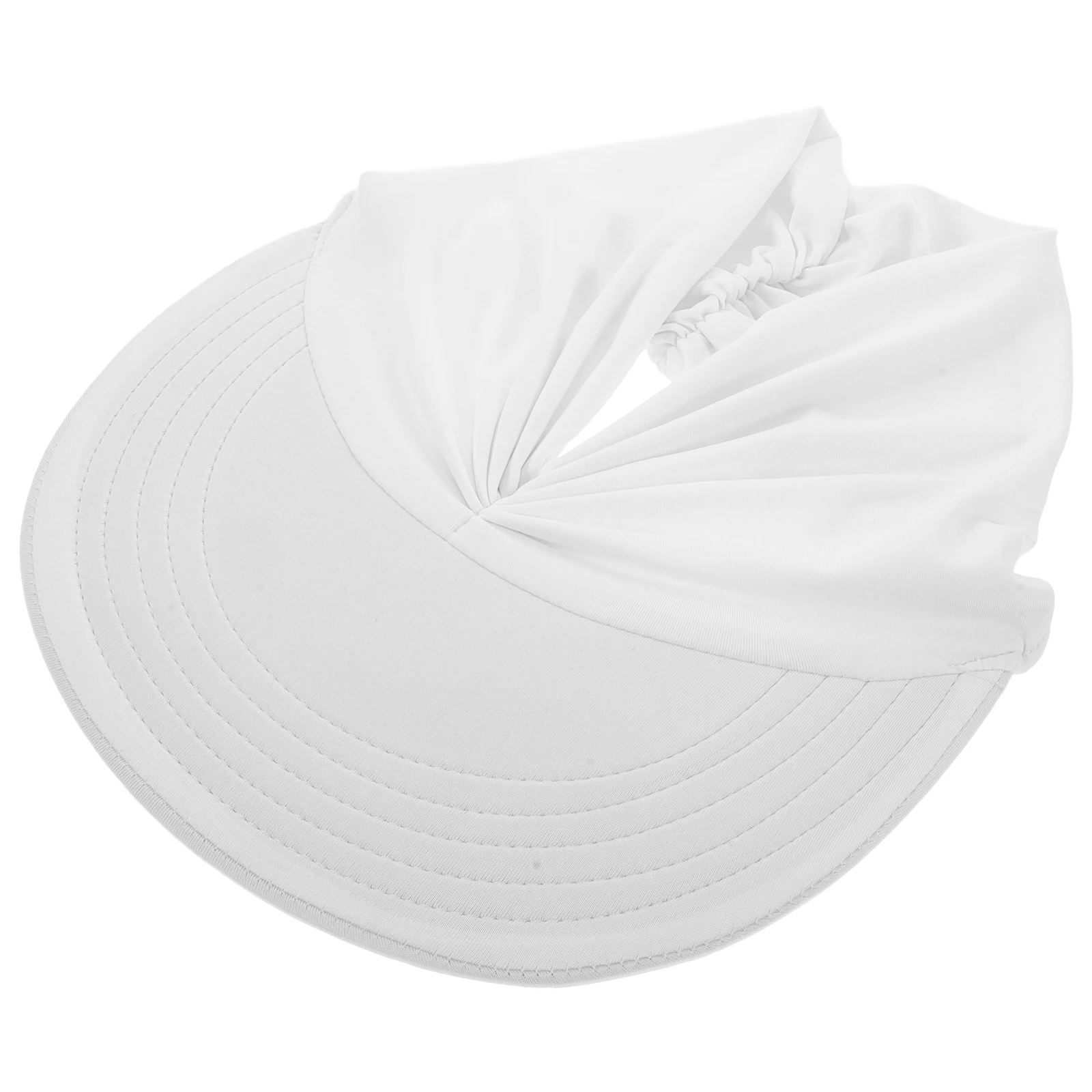 

Sun Hat Women Summer Beach Hats White Visor Sunshade Protection Lightweight Portable Outdoor Sports Travel Vacation