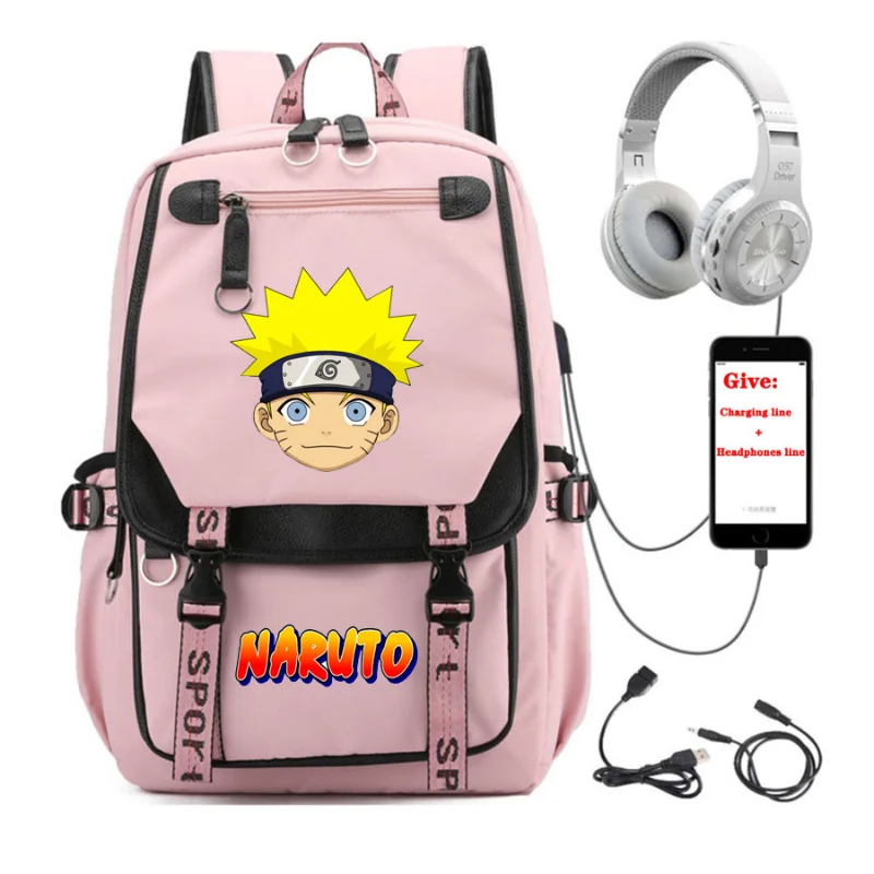 

Naruto New Cartoon Student Schoolbag Large Capacity Casual and Lightweight Shoulder Pad Waterproof Stain Resistant Backpack