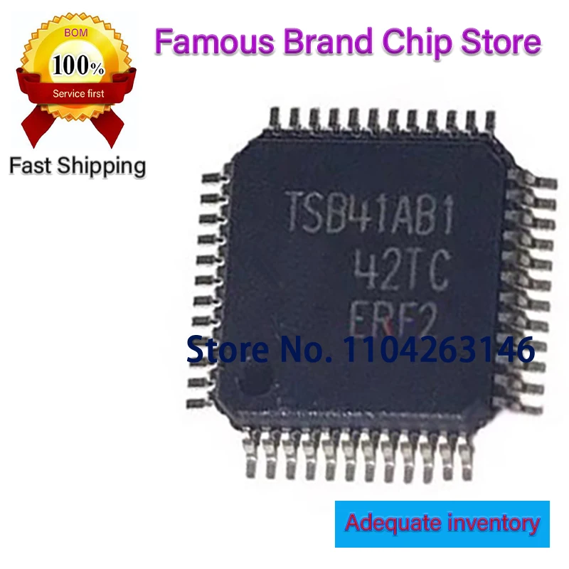 New and Original TSB41AB1 TQFP48 TSB41ABI TSB41AB1P TAS5719PHPR TAS5719 HTQFP-48 5719PHPR 5719 HTQFP48 5PCS
