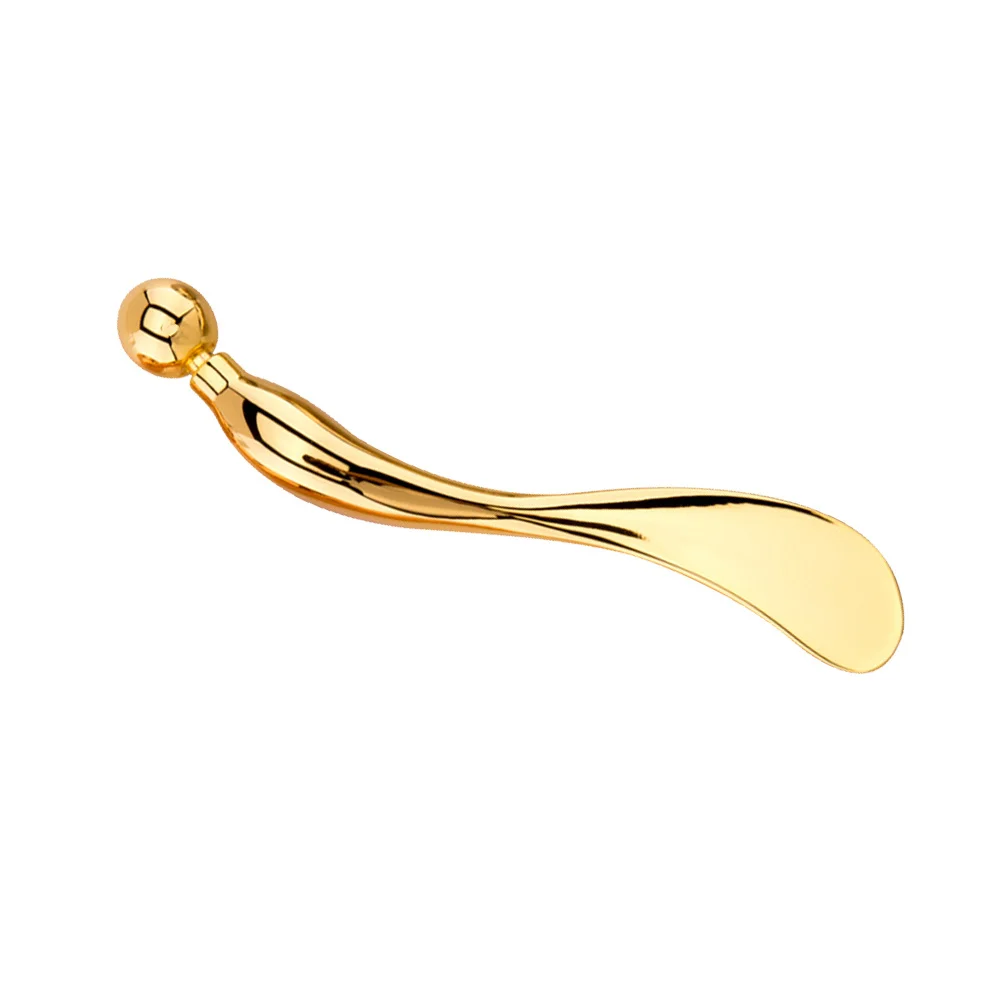 للعناية سبائك الزنك قابلة لإعادة الاستخدام كريم أداة تدليك العين مغرفة أداة تدليك الوجه الزنك كريم ملعقة ملعقة العين