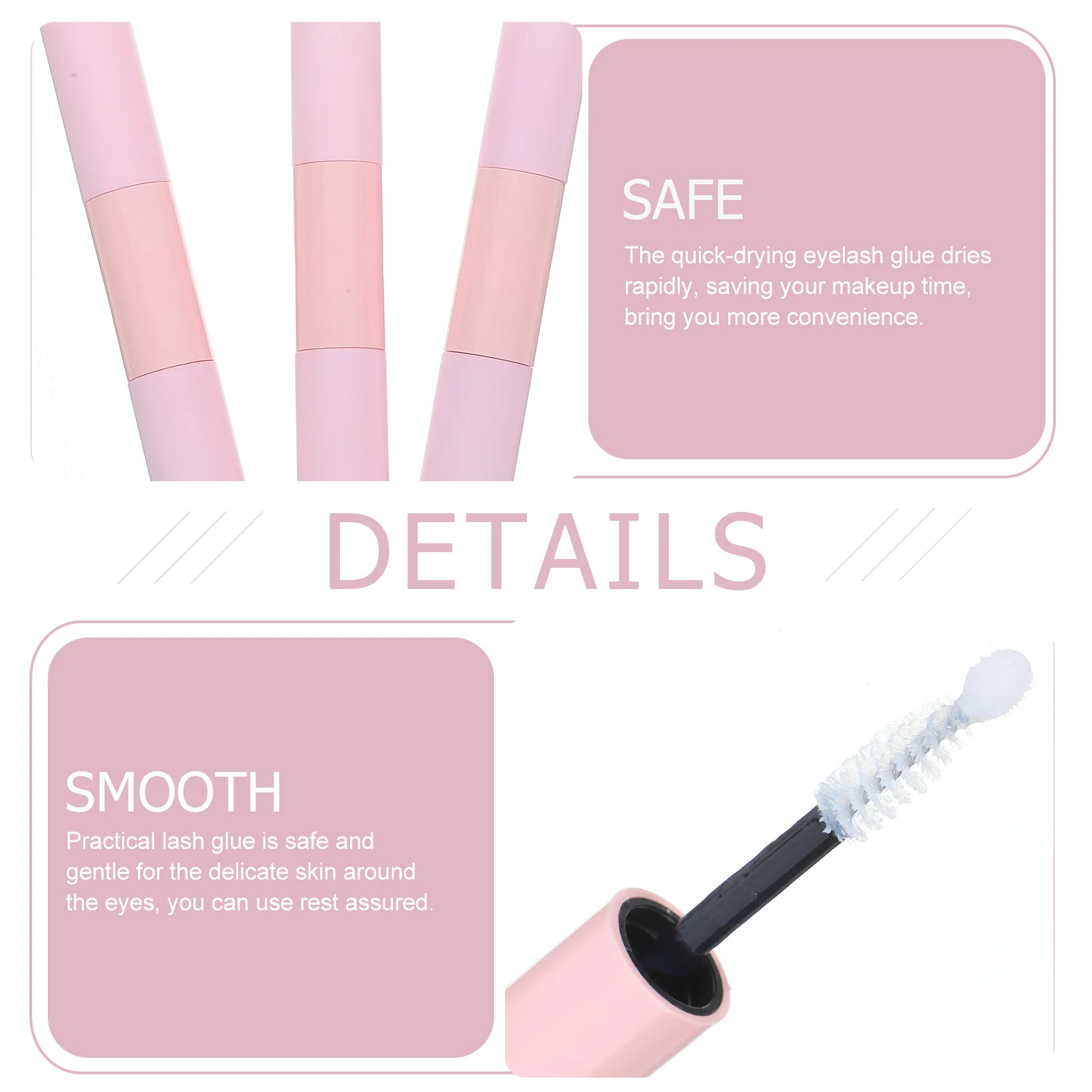 3 stuks valse wimperlijm Lash Bond Seal sneldrogend sterke lijm wimperverlenging gereedschap vrouwen make-up gereedschap