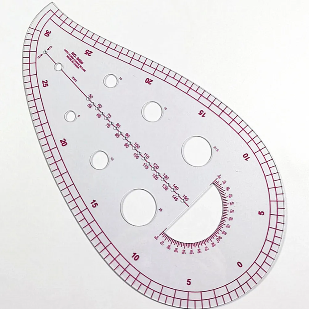 

2 шт. многофункциональных гибких линеек из ПВХ для шитья, износостойкие, для разметки одежды, для рукоделия и DIY