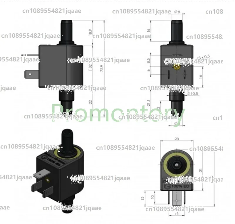 For Swiss Gotec EMS 10-E/0 Electromagnetic Pump EMS10-E 0 Swiss Gotec Electromagnetic Pump 1 Piece