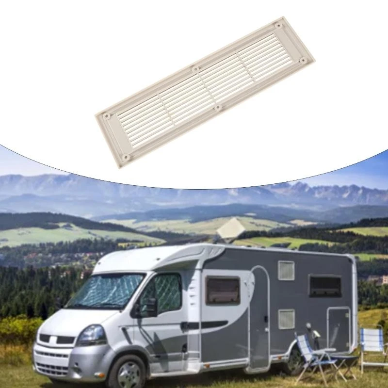 

P5ED Cream Coloured Air Vent Grille Ventilation Panel for Motor Home ProtectsAir Conditioning System Enhances Air Circulation