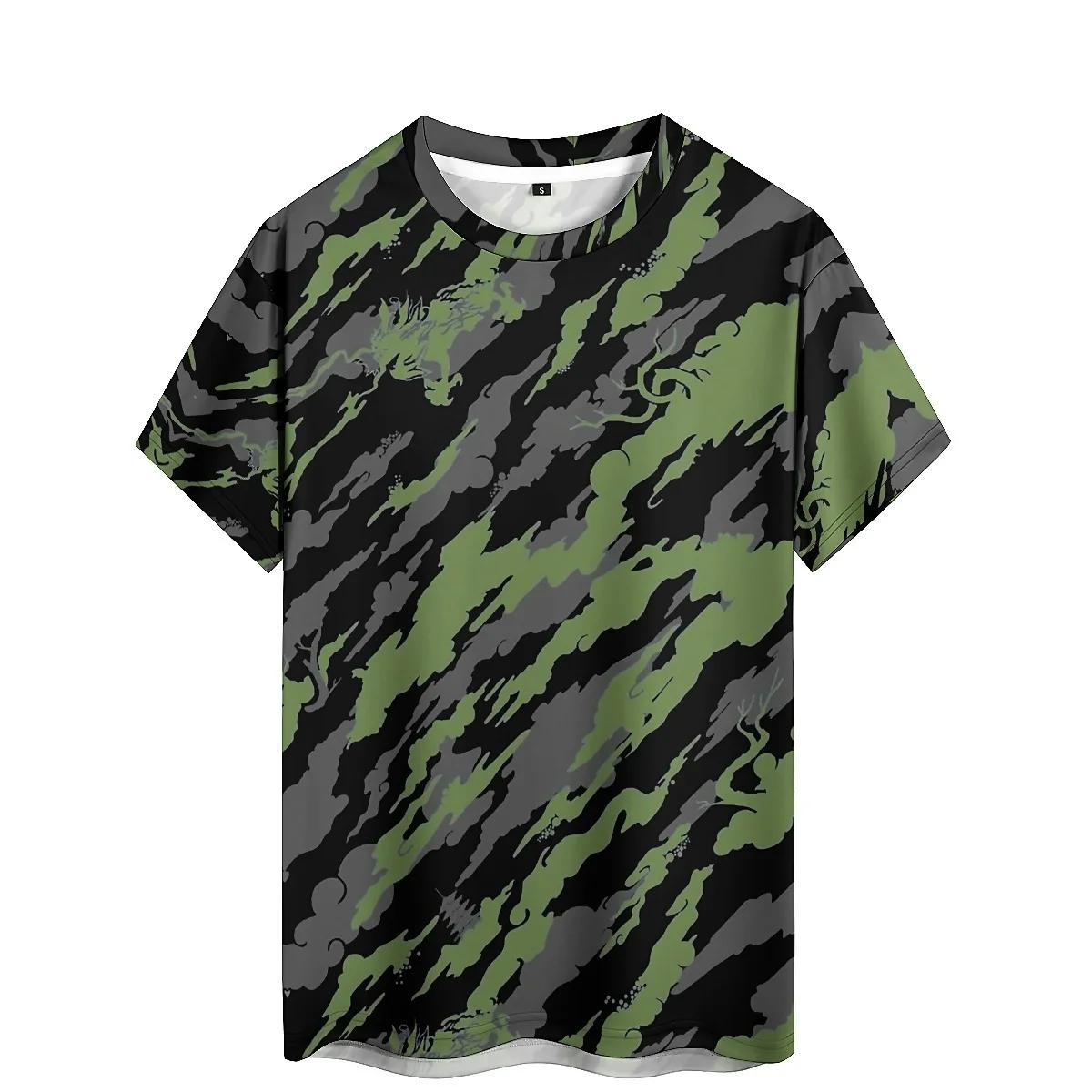 

Holiday Outfit Street Element Men's 3D Printed Short Sleeve T-Shirt - Full Print