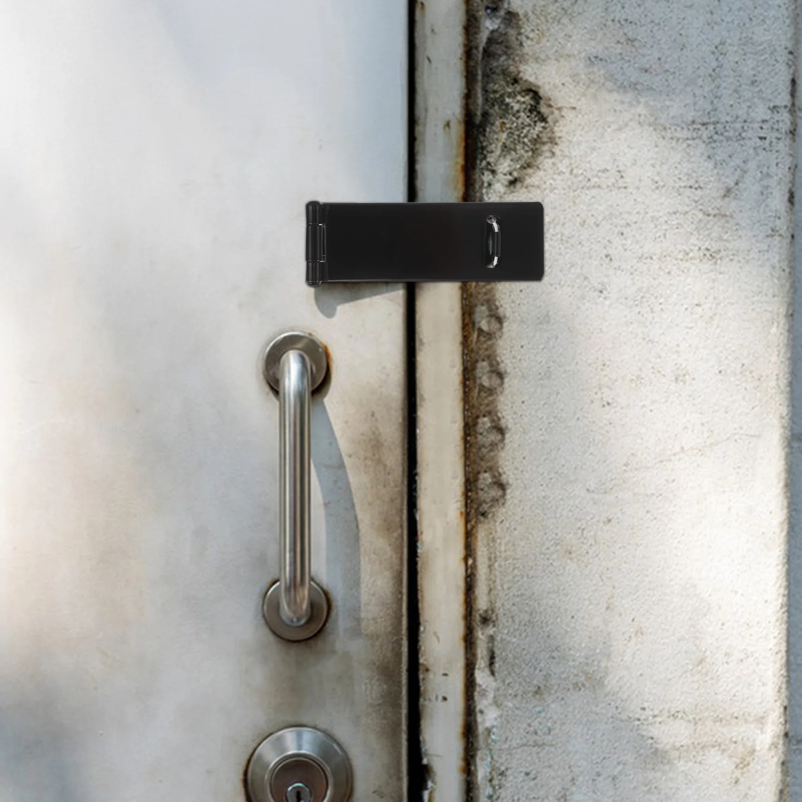 4 مجموعة الثقيلة قفل بمزلاج الباب لخزانة الحظيرة سقيفة بوابة سياج صندوق خشبي قفل غلق بمشبك الأجهزة انزلاق الصيد هوك مشبك معدني #4