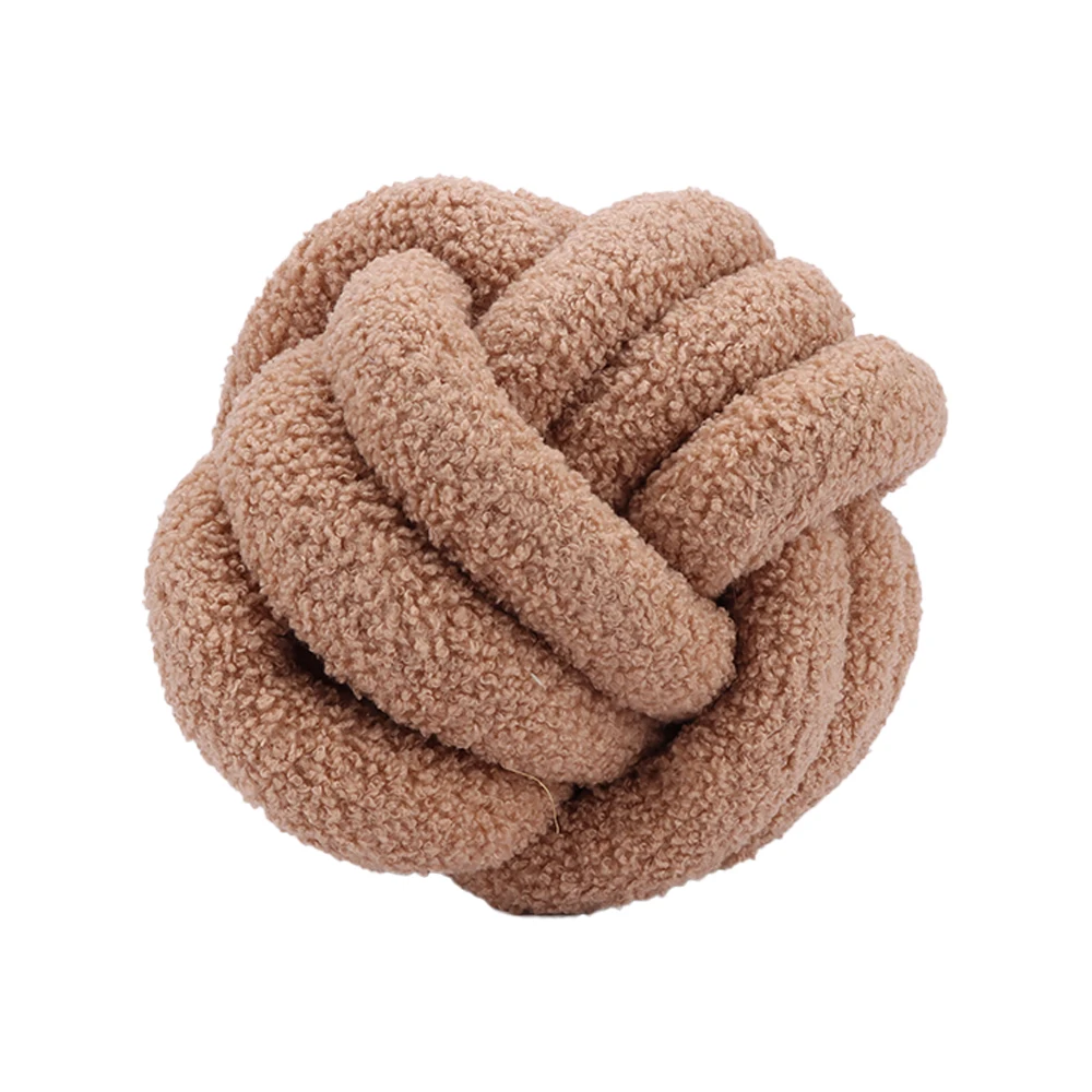 24cm/9,45 in geknoteten Ball Kissen Plüschtiere lustige Form Plüsch Puppe Kissen nach Hause Plüsch Ornament Spielzeug für Kinder Geburtstags geschenke