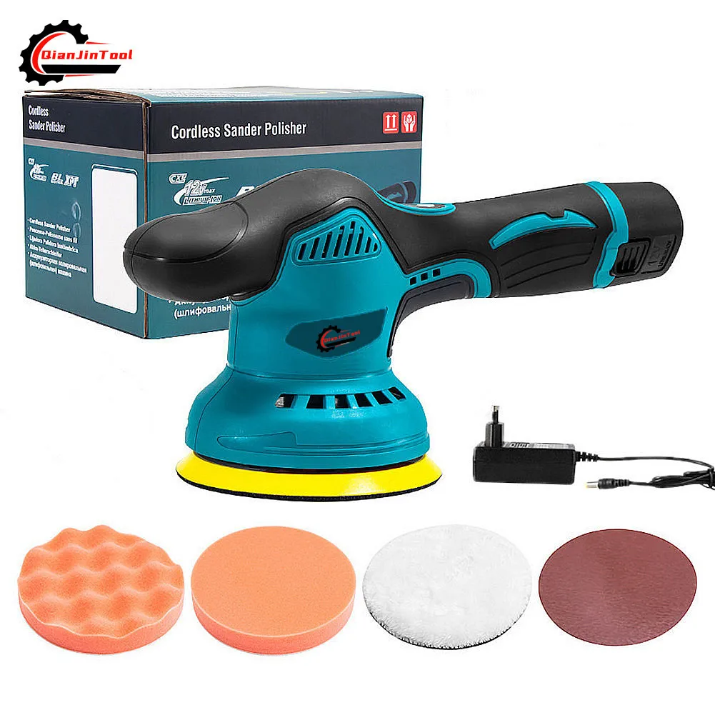 

Cordless Mini Polisher Electric Car Waxing Glazing Machine Adjustable Speed Marble Tile Floor Polish Sand Scratch Repair Tool