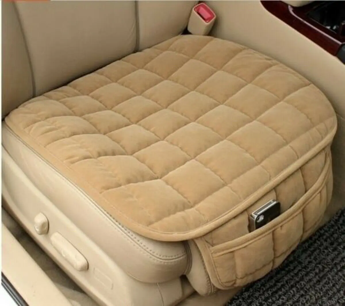 US Soft Breathable Cool Universal Car Chair Gel Honeycomb Seat Cushion Saddle Back Support