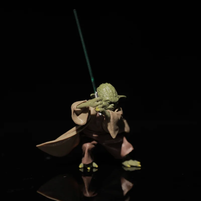 Star War Anime Mandalorian Master Yoda Collectible Cartoon Statue PVC Handmade Model Kids Friends Birthday GIft Toy Decoration