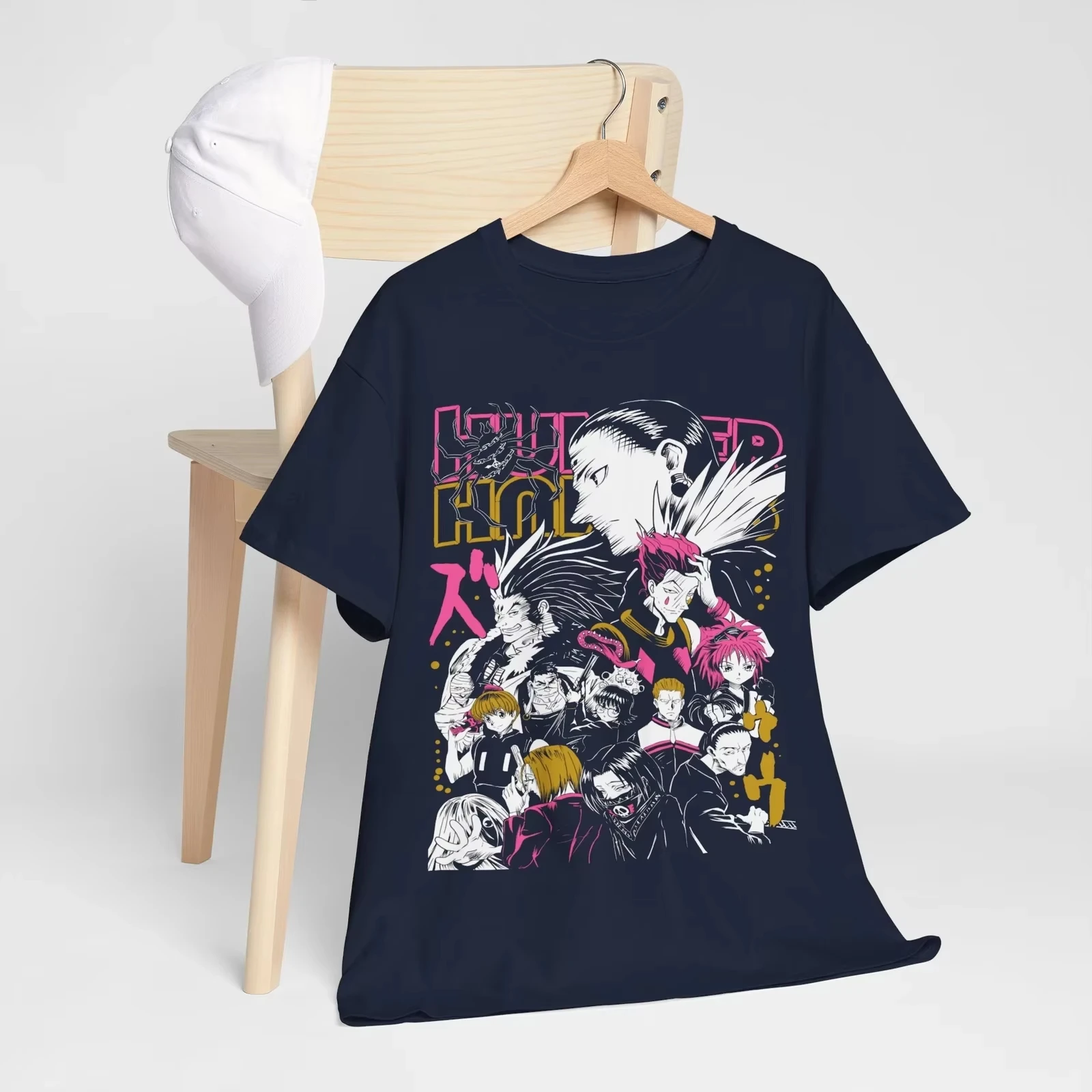 Chrollo Lucilfer Book T-shirt Hunter X Hunter HXH Anime Summer Cotton Men Women Top Tee Streetwear Casual Trendy 2026 New