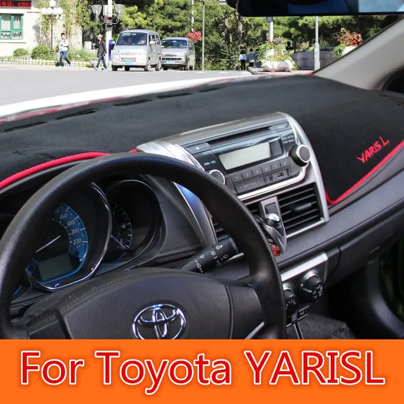 For Toyota YARIS L 2014 2015 Automobile Instrument Panel Shading Pad Dashboard Cover Light Pad Dark Mat