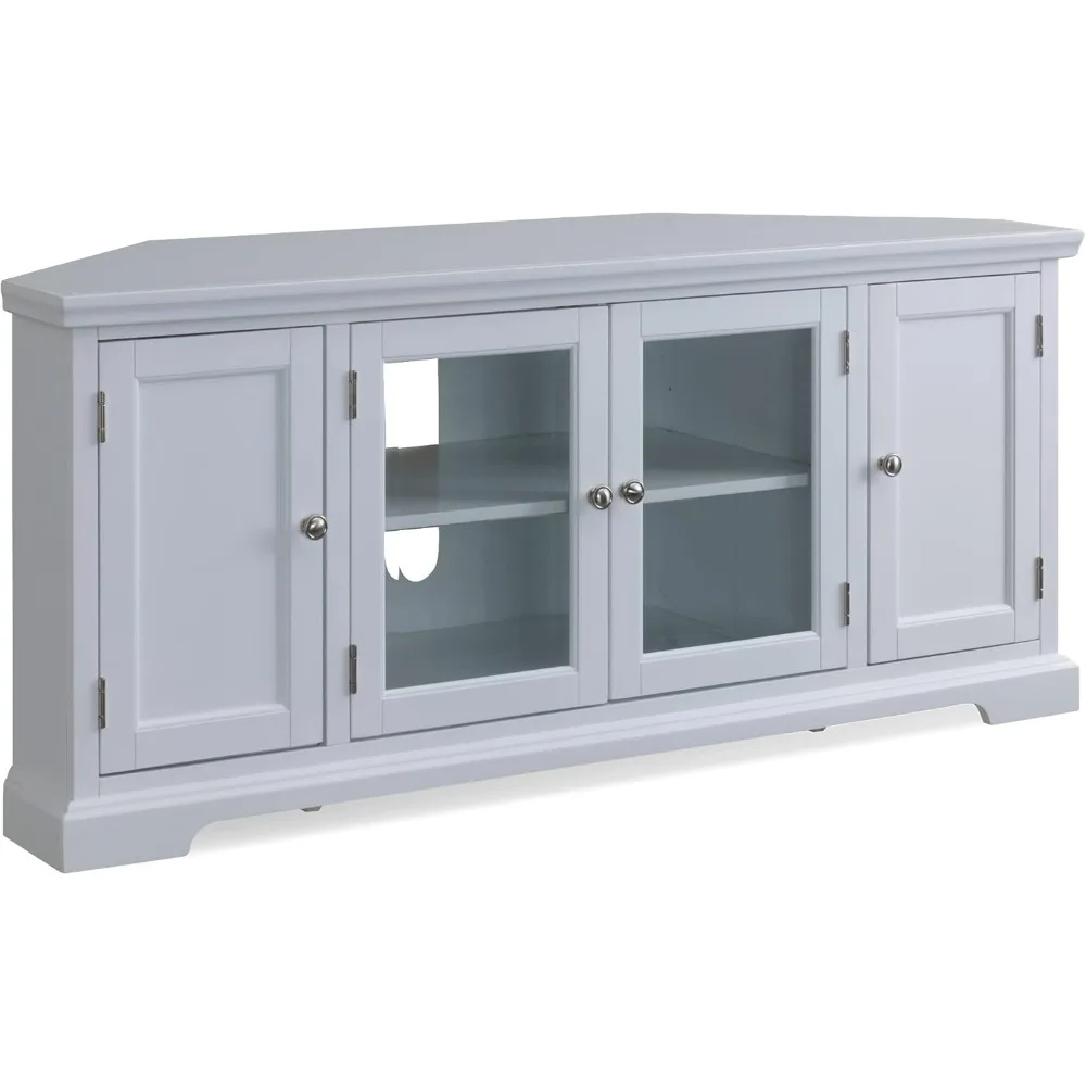 85386 Corner TV Stand with Enclosed Storage for 65