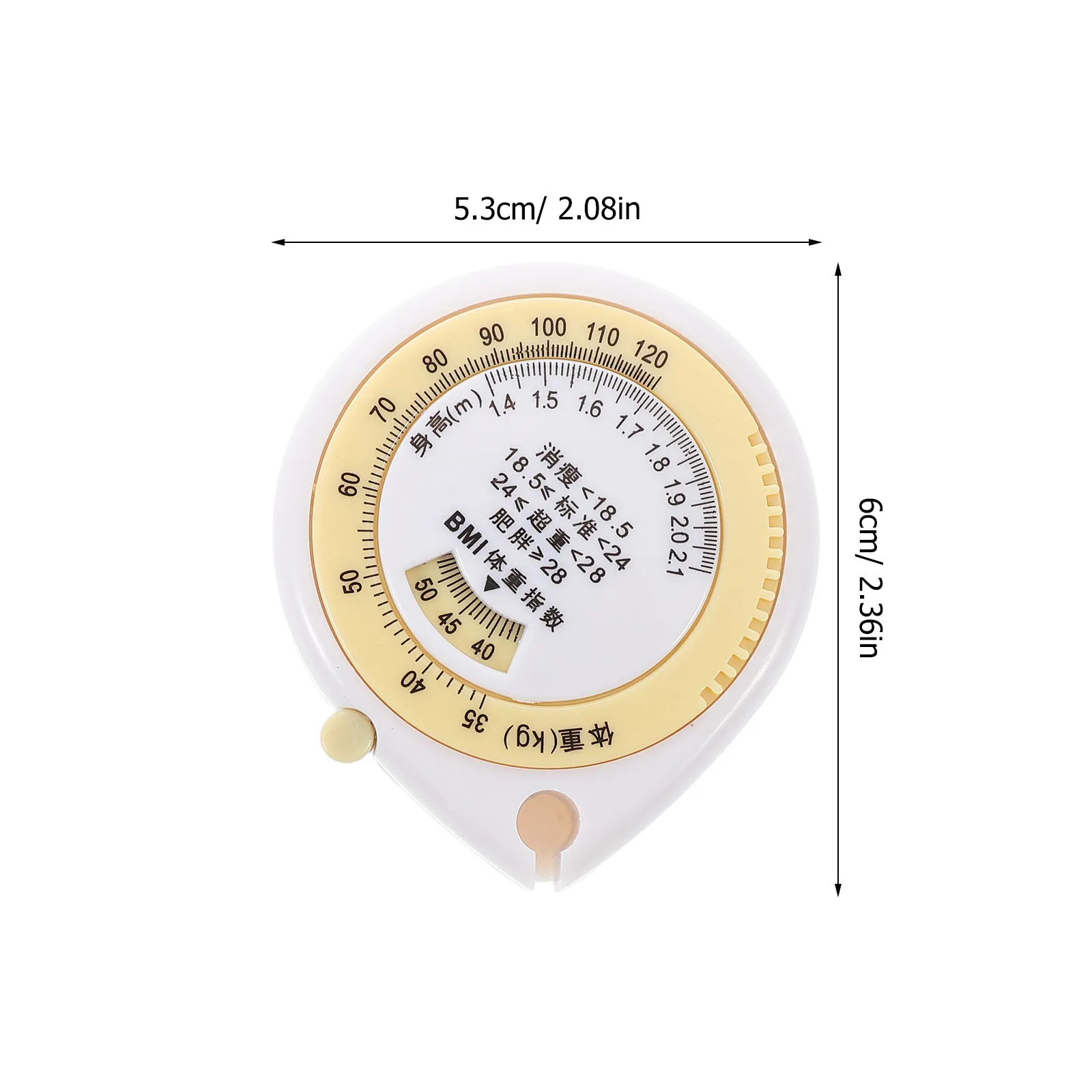 Retractable Body Tape Measure Automatic Telescopic Tape Measuring Waist Arms Fitness Body Measurement Tool Soft Small Craft