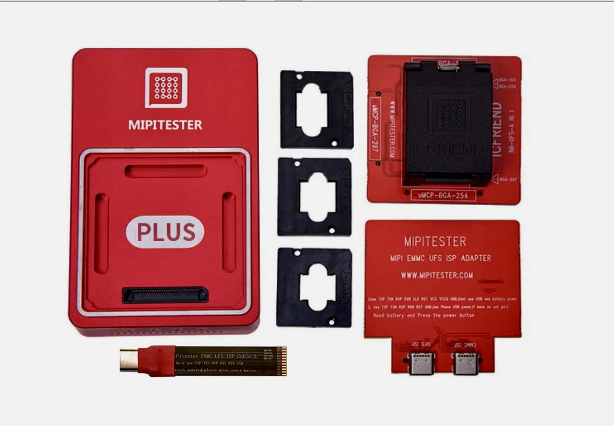 2025 NEWEST Original MIPITESTER / MiPi Box Max  /MIPI PLUS + NB UFS 4 IN 1  (254 /153 /297) x Adapter Tool