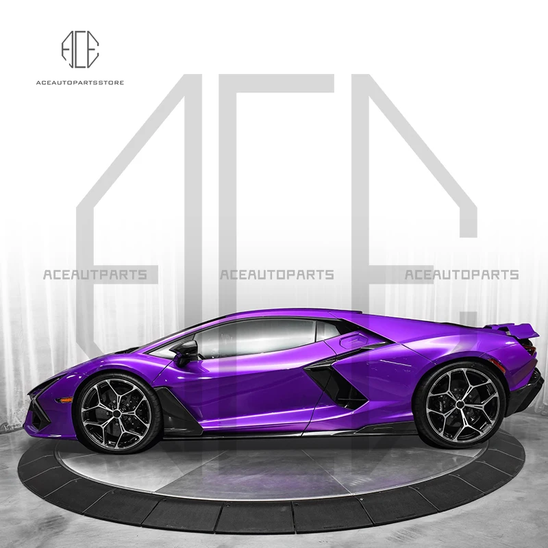 OEM Dry Carbon Fiber Body Kit Rear Wing For Lamborghini Revuelto OEM Prepreg Carbon Fiber Aerokit Change Plastic To Carbon Fiber