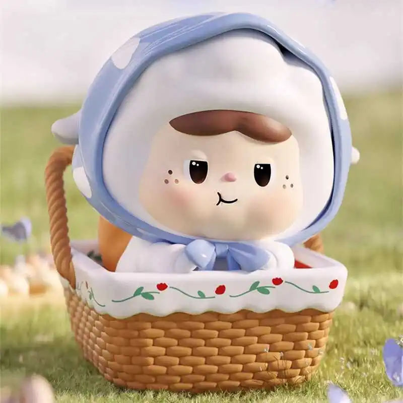 Baobao الربيع رحلة التخييم سلسلة صندوق أعمى تخمين حقيبة صندوق غامض اللعب دمية لطيف أنيمي الشكل سطح المكتب الحلي هدية عيد ميلاد