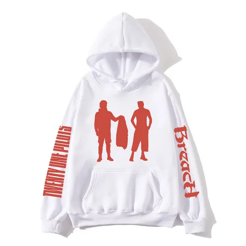 Imagen 2 del producto Sudaderas con capucha BREACH Twenty Onepilots Band, sudaderas de manga larga con cuello redondo, jerséis con capucha, sudadera cálida de lana para hombres y mujeres, ropa de calle para niños