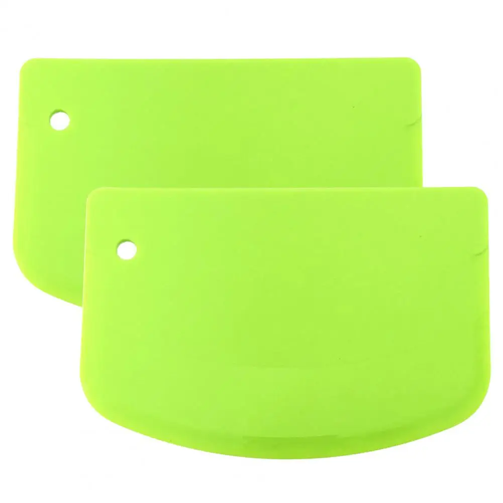 Multi-purpose Dough Cutter 2pcs Dough Cutter Set with Semi-circular Scrapers Ergonomic Bread Tools for Baking for Kitchen
