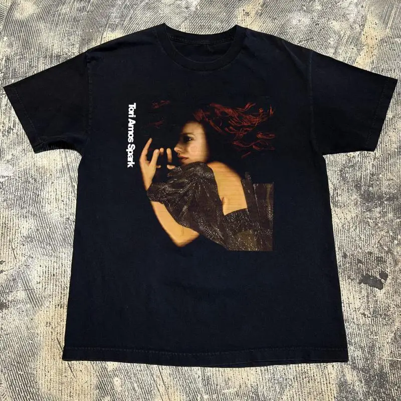 

НОВАЯ хлопковая футболка всех размеров TORI AMOS Spark Album VC1290
