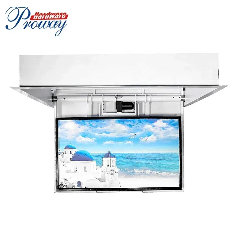 

Smart Electric Controllers tv mount adjustable Mechanism Bracket Flip Down 32 46 55 75 85 inch Motorized Ceiling TV Lift