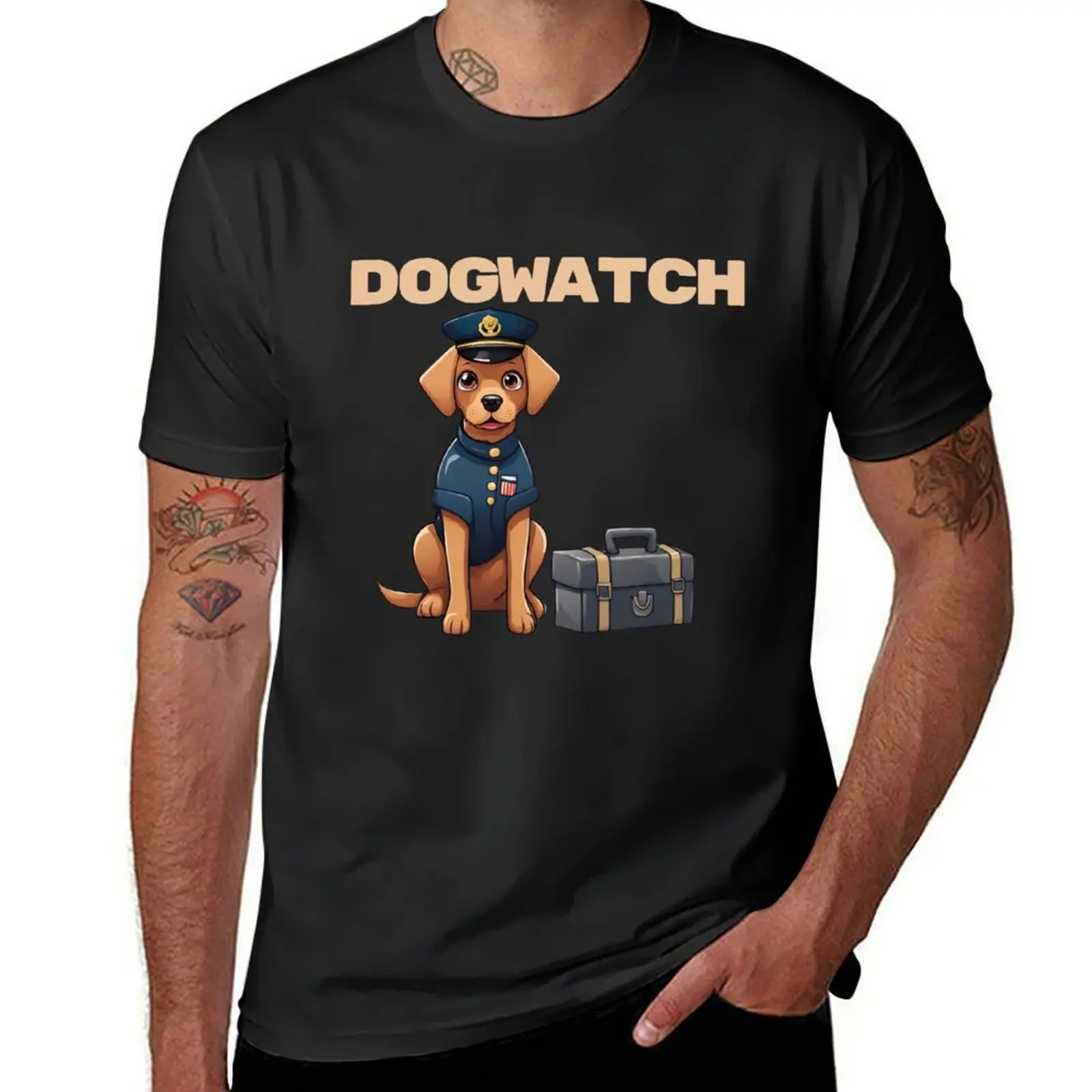 Dogwatch Duty T-Shirt aesthetic clothes oversizeds heavy weight t shirts for men