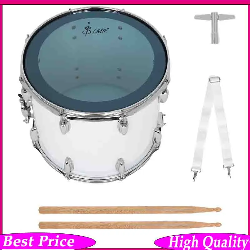 

Маршевый барабан SLADE 14 дюймов, металлический, высокотональный, военный, для полевых оркестров и маршевых коллективов