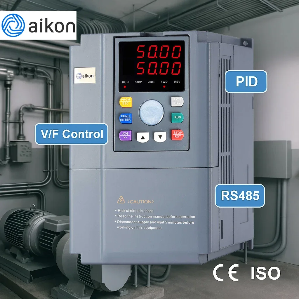 5.5KW VFD Static Converter AC Drive 220V Inverter Control 380V Variador De Frecuencia Vector Frequency AC Driver for Motor
