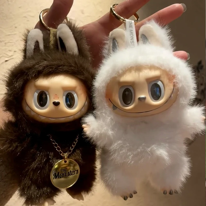 

Labubu Monster Zimomo Little Leader Angel Pendant Cartoon Homemade Doll Bag Key Chain Accessory Ornament Children Limited Toys