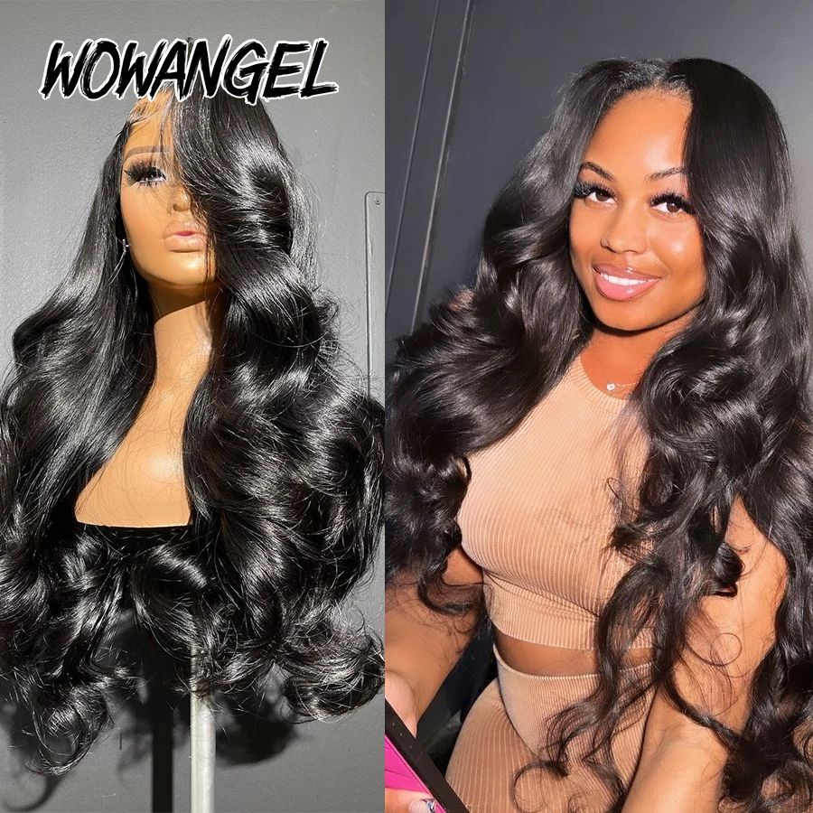 250% Pre Cut 9x6 HD Parrucche con chiusura in pizzo 34 pollici Glueless Parrucche per capelli umani dell'onda del corpo Max Lace Size Pre pizzicato Capelli brasiliani per le donne
