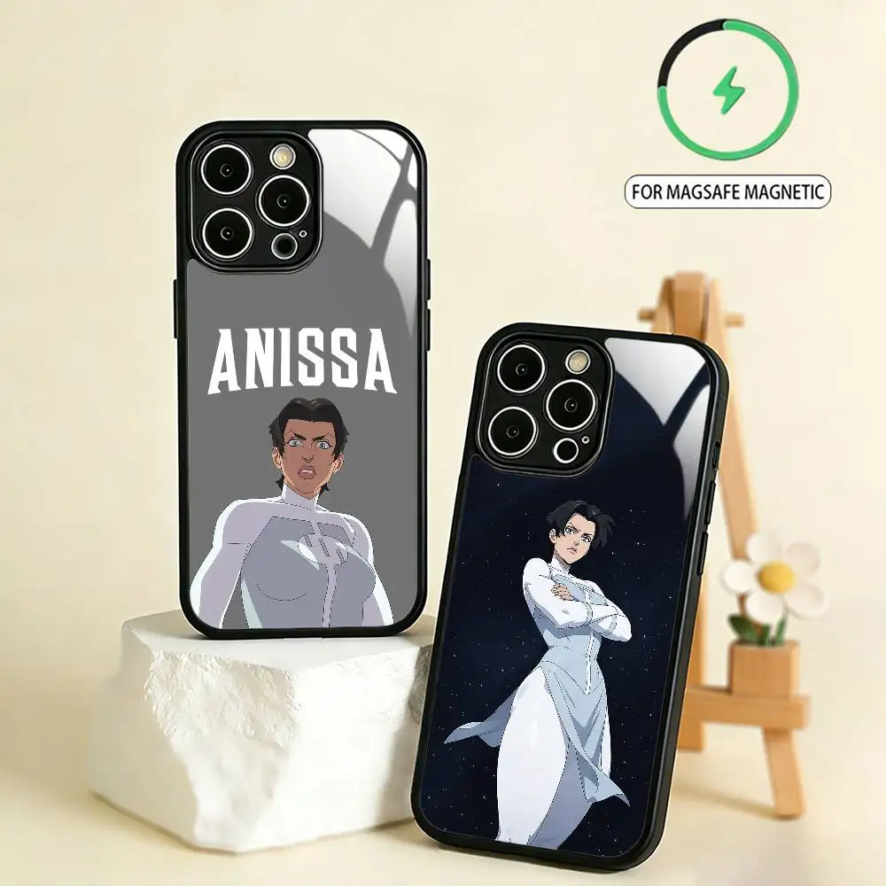 

Cool A-Anissa Phone Case For iPhone17,16,15,14,13,12,11 Plus,Pro Max Magnetic For Magsafe Wireless Charging