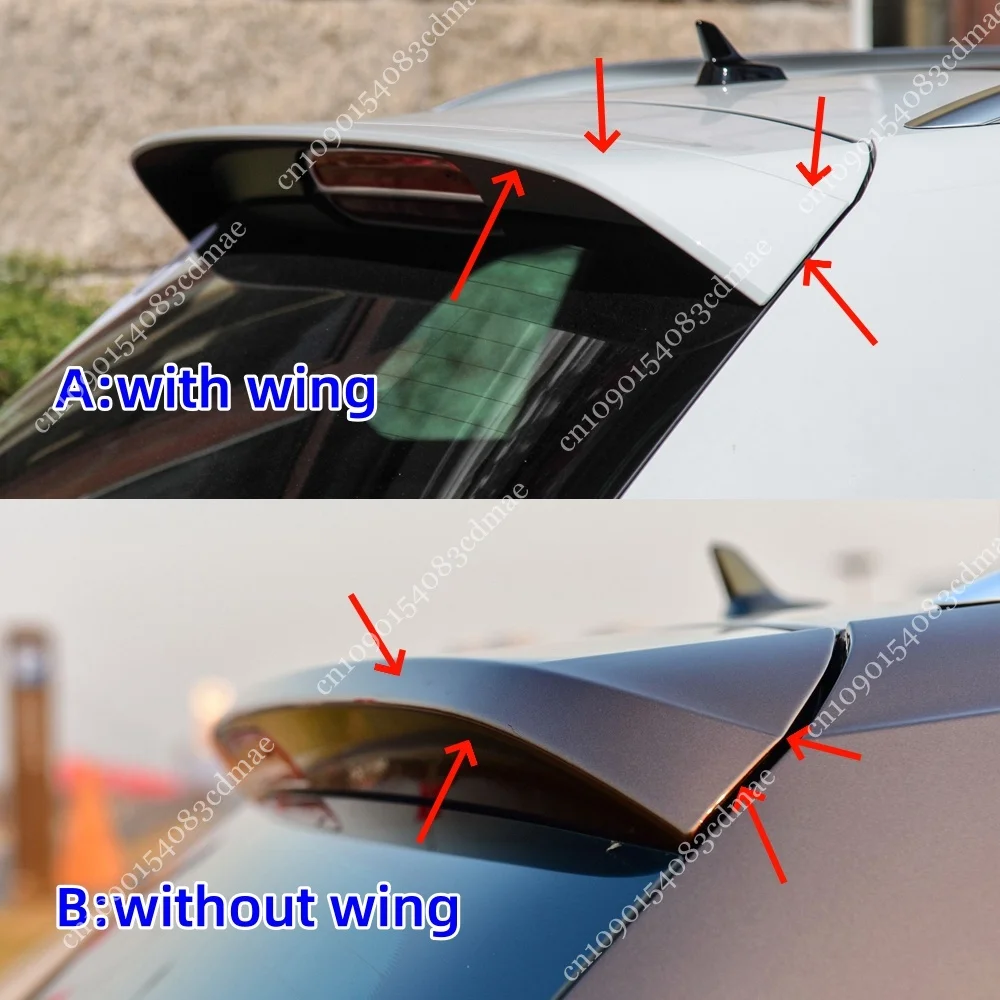 1 Pair Rear Window Side Spoiler Wing Lip Body Kit For Volkswagen Tiguan MK2 R-Line 2017-2023 Canard Splitter Auto Accessories view 2