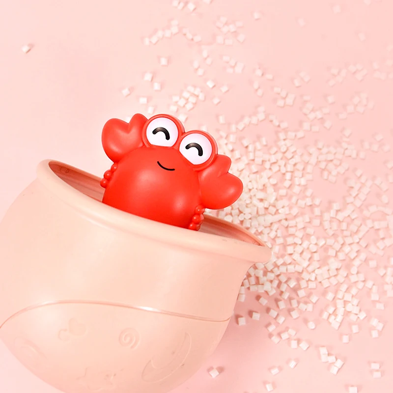 Baby Bath Toys Children New Bath Water Spraying Cute Crab Clockwork Shower Floating Toys Interactive Bathing Toy for Toddler 1-3